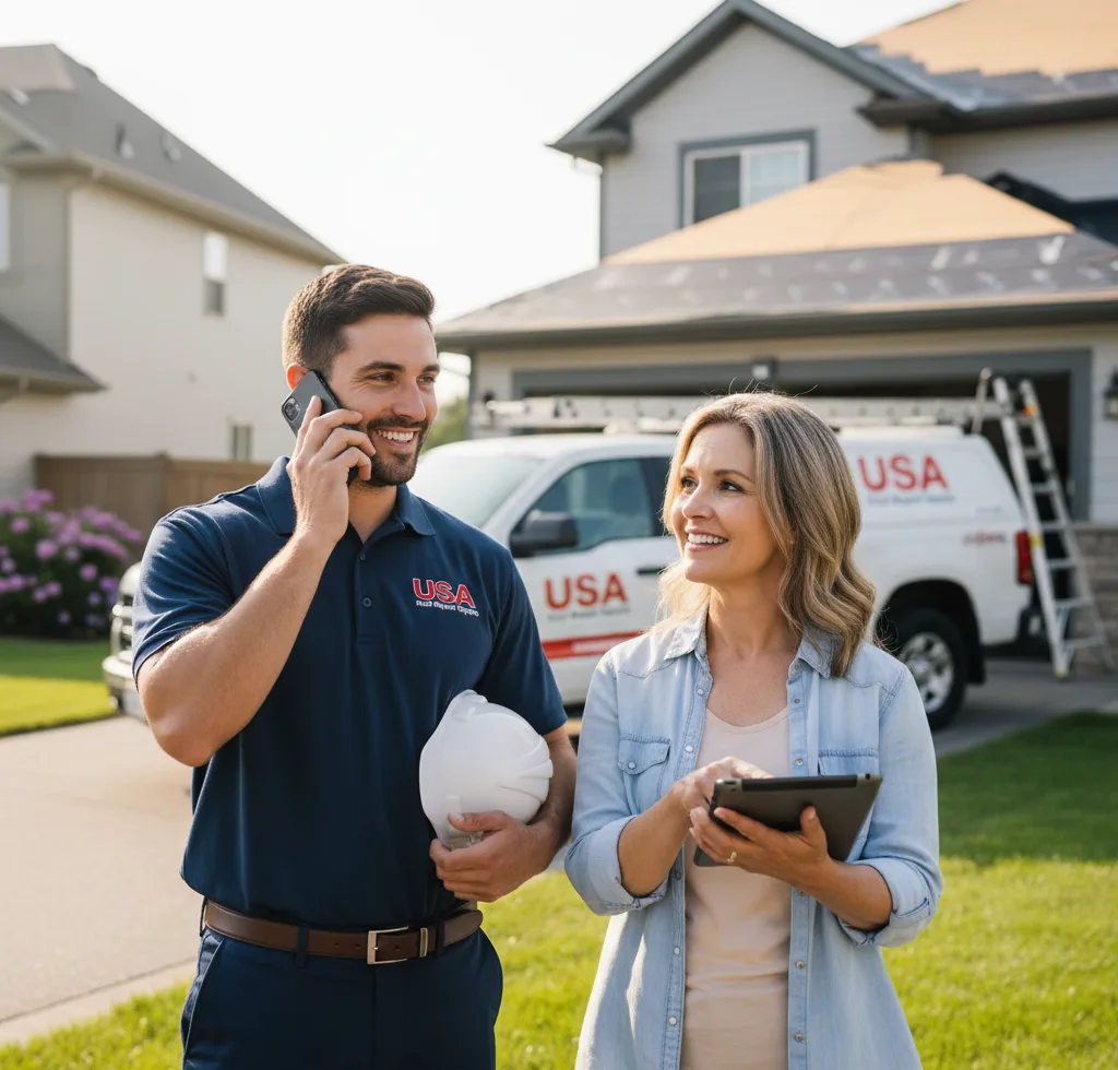 USA Roof Repair Experts customer support in Loganville